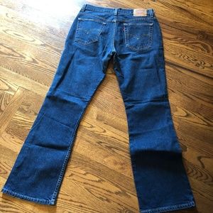 Levi Strauss 515 Jeans Dark 12 Misses